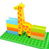 Building Block Big Size Slide Marble Race Run Track Maze Funnel Animal Large Particle Plate Pillar Brick Toy Compatible Duploes