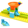 Big Size Building Block Marble Race Run Slide Track Maze Ball Funnel Dinosaur Animal Large Particle Brick Compatible Duploes Toy