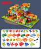 168-400PCS Marble Race Run Blocks Maze Ball Track Building Blocks Plastic Funnel Slide Assemble DIY Small-Big Bricks Kids Gift