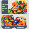 168-400PCS Marble Race Run Blocks Maze Ball Track Building Blocks Plastic Funnel Slide Assemble DIY Small-Big Bricks Kids Gift