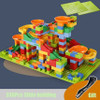 168-400PCS Marble Race Run Blocks Maze Ball Track Building Blocks Plastic Funnel Slide Assemble DIY Small-Big Bricks Kids Gift