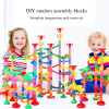 DIY Marble Run Track Building Blocks Beads Race Slide For Children Labyrint Rolling Ball Toy Educational Toys Marble Runs Blocks