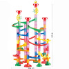 DIY Marble Run Track Building Blocks Beads Race Slide For Children Labyrint Rolling Ball Toy Educational Toys Marble Runs Blocks