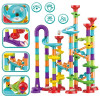 Creativity Marble Run Race Catapult Track Maze Building Blocks 93/113/142pcs Slide Beads Educational Toy Kids Gift Race Ball Toy
