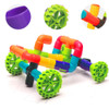 34 Pcs Building Blocks Set Montessori Educational Gift for Children Pipeline Construction Pipes Building Blocks DIY Assembly Toy