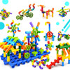 34 Pcs Building Blocks Set Montessori Educational Gift for Children Pipeline Construction Pipes Building Blocks DIY Assembly Toy