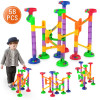 58PCS DIY Construction Marble Race Run Maze Balls Track Building Blocks Pipeline Type Blocks building games Kid's Toy