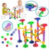 58PCS DIY Construction Marble Race Run Maze Balls Track Building Blocks Pipeline Type Blocks building games Kid's Toy