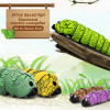 Simulation Tricky RC Caterpillar Robot Simulated Cute Animals Remote Control insects Halloween Toys for Kids Children's Gifts