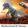 Remote Control Animal Robot High Simulation Spray Walking Sound Singing Dancing Multi- Function RC Dinosaur Spray Dinosaur Toys