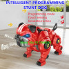 Inductive Touch Intelligent Remote Control Bulldog Animal Toys Intelligent Programming Interact Flexible Limbs Demonstr RC Dogs