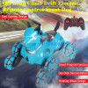 Realistic Appearance Off Road Climbing RC Stunt Dog 3D Rotate Smart Programming Auto Demo Eight Wheel Radio Control Animal Dog