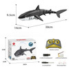 2.4G Simulation Remote Control Animals with Lights Submarine Robots Spray Water Rc Shark Toy Electric Fish Outdoor Kids Toys Boy