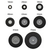 Kids Plane Toy Tail Wheels Parts Black EVA Sponge Wheel Hub 1" - 3" Inch For RC Airplane Replacement Toys Plane Accessories