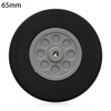 Kids Plane Toy Tail Wheels Parts Black EVA Sponge Wheel Hub 1" - 3" Inch For RC Airplane Replacement Toys Plane Accessories