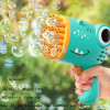 40 hole Dinosaur Bubble Gun Handheld fuly Automatic Bubble Machine children's Bubble Gun without battery without bubble water