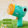 40 hole Dinosaur Bubble Gun Handheld fuly Automatic Bubble Machine children's Bubble Gun without battery without bubble water