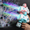 New Alien Electric Bubble Gun Kids Toy Bubbles Machine Automatic Soap Blower with Light Summer Outdoor Party Games Children Gift