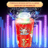 Fireworks bubble machine on the ground Automatic water supply electronic automatic landing Spring Festival gift New Year toys