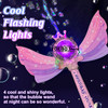 Bubble Wands for Kids Girls Light Up LED Sound Bubble Gun Bubble Machine for Kids Toddler Bubble Maker Automatic Bubble Blower