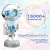 Automatic Bubble Machine Astronaut 360 Degree Rotatable Battery Operated Bubble Maker Blower Machine for Kids Automatic Bubble