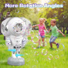 Automatic Bubble Machine Astronaut 360 Degree Rotatable Battery Operated Bubble Maker Blower Machine for Kids Automatic Bubble