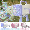 44/64/69 Holes Kid Outdoor Gatling Bubble Gun Toy Electric Automatic Bubble Machine Soap Water Children bubble Bath Toys Gifts