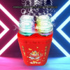 Electronic Automatic Fireworks Bubble Machine Bubble Blower On The Ground New Year Toys With Sound Effects Spring Festival Gifts