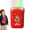 Electronic Automatic Fireworks Bubble Machine Bubble Blower On The Ground New Year Toys With Sound Effects Spring Festival Gifts