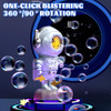Astronaut Automatic Rotation Bubble Machine Max 8000 Bubbles/min Luminous Rotating Rechargeable Toy Electric Soap Bubble Machine