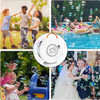 Astronaut Automatic Rotation Bubble Machine Max 8000 Bubbles/min Luminous Rotating Rechargeable Toy Electric Soap Bubble Machine