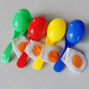 Children's Portable Outdoor Sports Balancing Relay Race Toy Plastic Egg And Spoon Race Game Set Kindergarten Teaching Gift