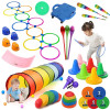 Children Toys Balance Stone Sensory Integration Training Toys Parish Outdoor Sports Party Social Games Tactile Montessori Games