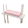 INS Solid Wood Child Swing Chair Kid Hanging Set Children Hammock Toy Rocking Seat Cushion Safety Baby Room Decor