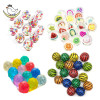 5/10Pcs 43mm Large Rubber Balls Big Jumping Bouncy Ball Children Novelty Toys Diamond Fruit Pudding Jelly Ball Games for Kids