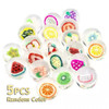 5/10Pcs 43mm Large Rubber Balls Big Jumping Bouncy Ball Children Novelty Toys Diamond Fruit Pudding Jelly Ball Games for Kids