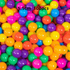 PANGDUBE 5.5cm 100/50pcs Inflatable Balls Toy Colorful Balls for Dry Pool Children's Pool Balls for Playpen Soft PP Ocean Balls