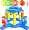 Inflatable toys Swimming Pool Beach accessories Inflatable Ring Throwing Ferrule Game Set Floating Toys Beach Fun Summer Water