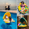 Baby Swimming Pool Float Infant Inflatable Floating Ring Kids Accessories Sunshade Baby And Mother Swim Trainer Toy Kids 1-6Y