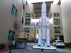 inflatable spaceship balloon/free shipping inflatable decorative toy Unique 6MH inflatable rocket spaceship/playground control