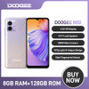 DOOGEE N50 6.52 Inch 8GB+128GB Display Android 13 Smartphone Octa Core  50MP Camera 4200mAh Battery Fast Charging Mobile Phones