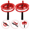 2pcs Kite String with Reel Kite String Winder Wheel Hand Flying Reel Accessories for Kids Outdoor Game 100m Line