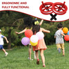 2pcs Kite String with Reel Kite String Winder Wheel Hand Flying Reel Accessories for Kids Outdoor Game 100m Line