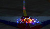 free shipping 15m 10m led kite tails led lamp battery kite windsocks kite string line windsurfing kite accessories equipment koi