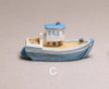 Miniature Fishing Boat Model Ornaments Sea World Mini Ship Ocean Small Sailboat Sailing Speedboat Model Aquarium Decoration Toys