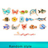 Wooden Fishing Toys For Children Magnetic Marine Life Cognition Fish Games Parent-Child Interactive Educational Toy