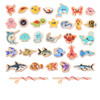 Wooden Fishing Toys For Children Magnetic Marine Life Cognition Fish Games Parent-Child Interactive Educational Toy