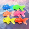 2 Sets Soft Rubber Goldfish Suit Kid Bath Toys TPR Fishing Aquarium Plastic Storage Kids Ornament Game Children Educational