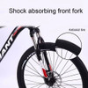 Mountain Bicycle with Human Body Flow Linear Design Seat Cushion,