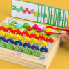 Children's Clip Beads Color Matching Game Magnetic Letter Fishing Toy Montessori Focus Fine Motor Training Educational Toys